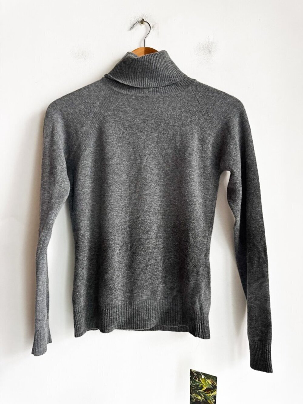 Sportmax Virgin Wool Grey Turtleneck Sweater XS/S For Japan Market